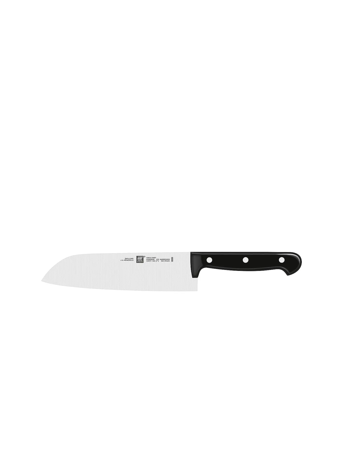 ZWILLING | Santokumesser 18cm TWIN-CHEF Schwarz | 